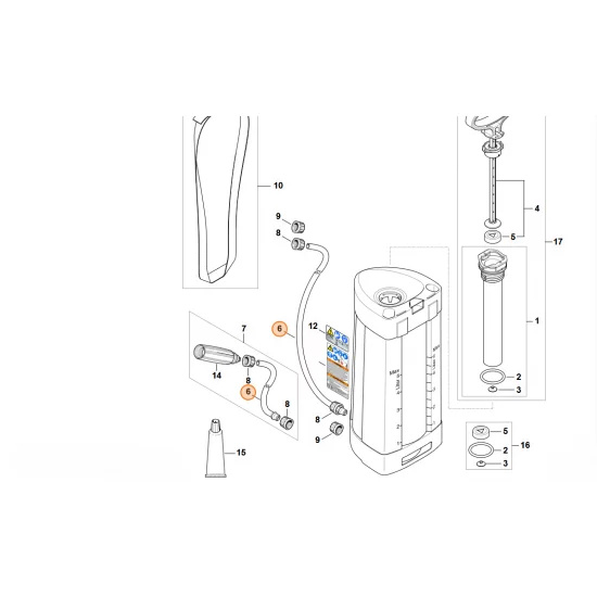 STIHL  Wąż 4255 501 0501